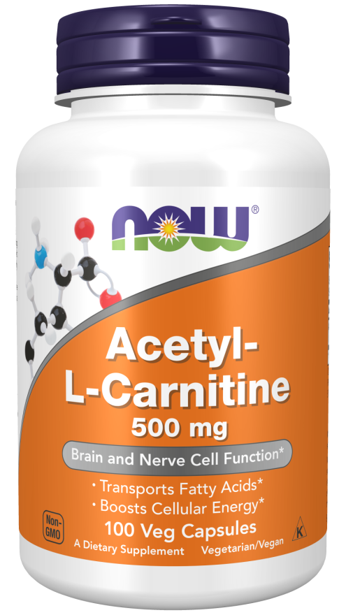 NOW Foods Acetyl-L-Carnitine 500mg