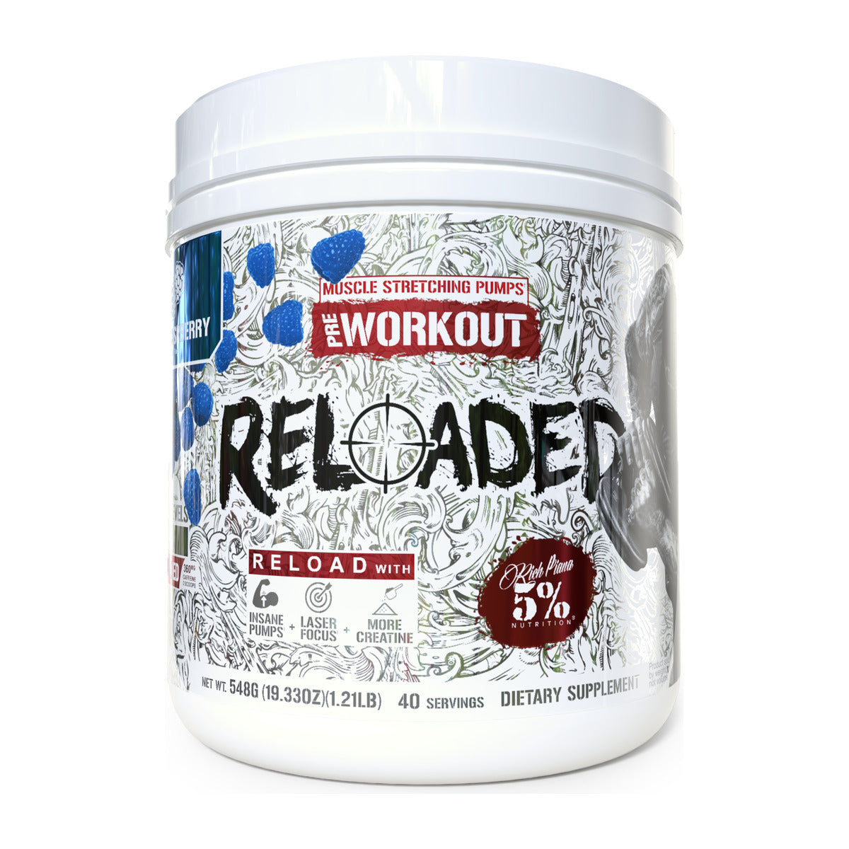 5% Nutrition Reloaded Blue Raspberry