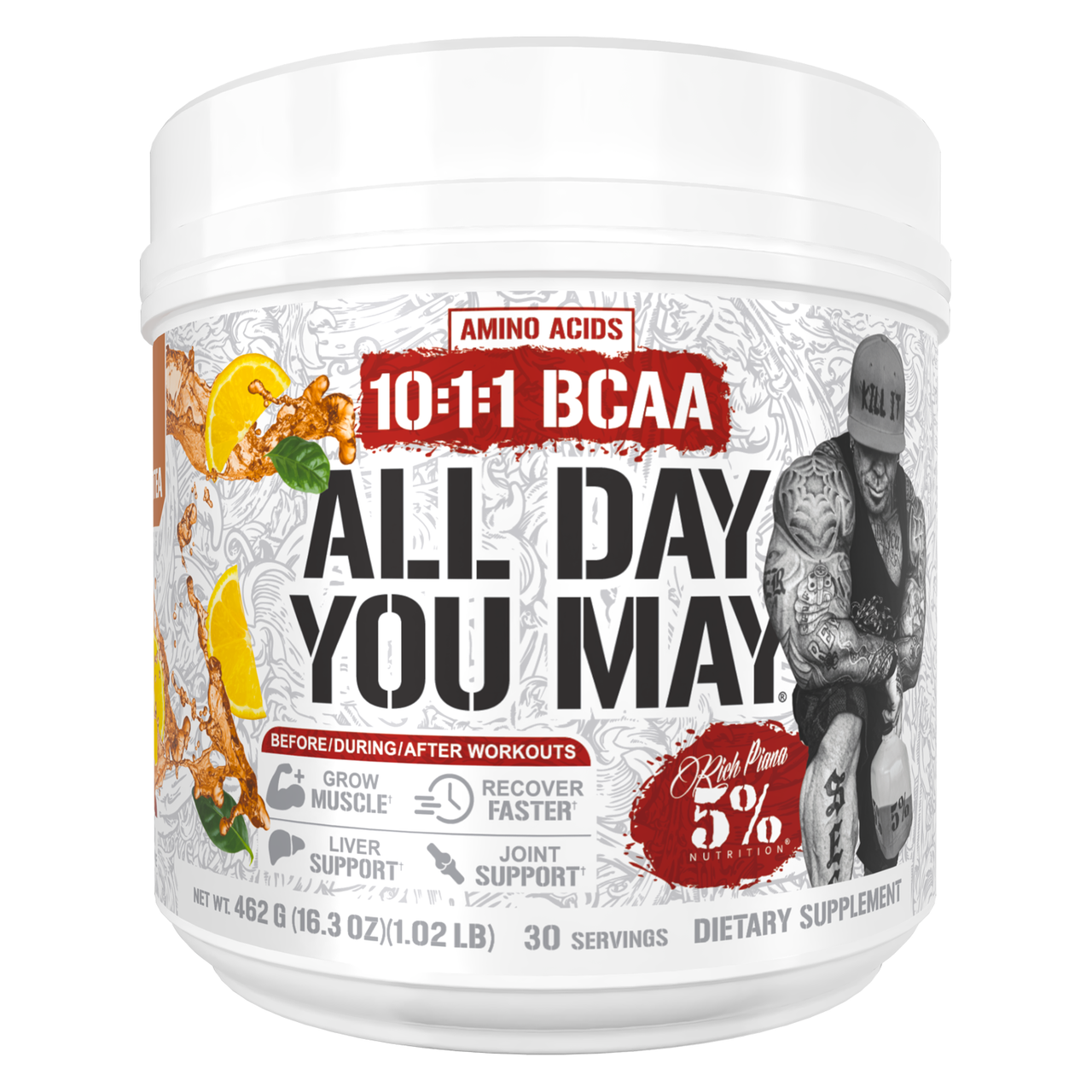 5% Nutrition All Day You May Southern Sweet Tea