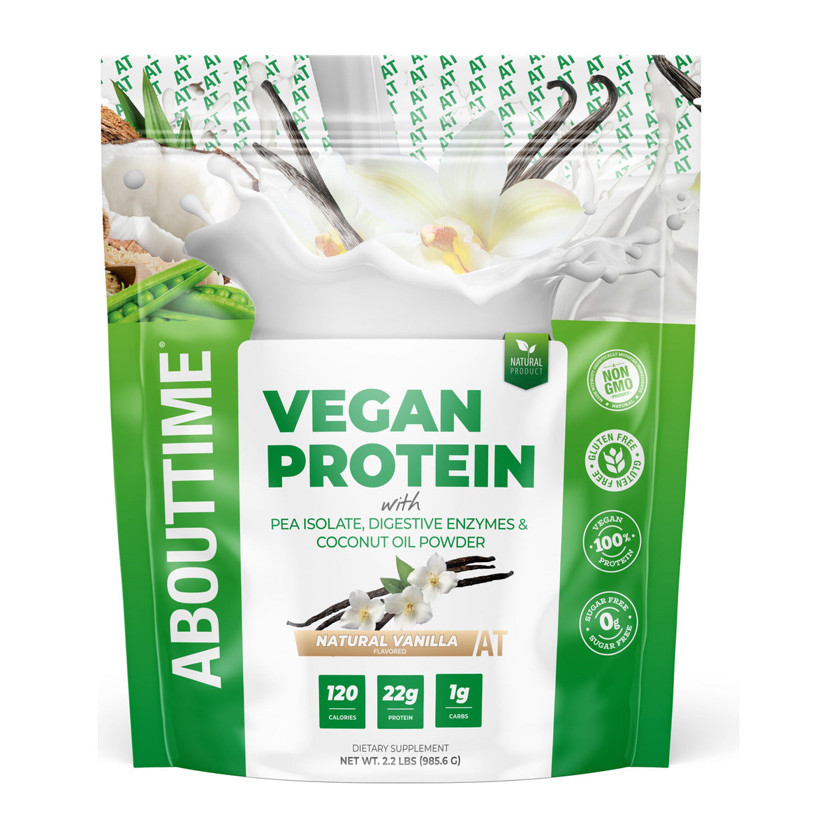 About Time Vegan Protein - Natural Vanilla