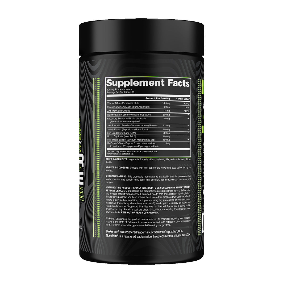 Alchemy Labs After Cycle - Supplement Facts