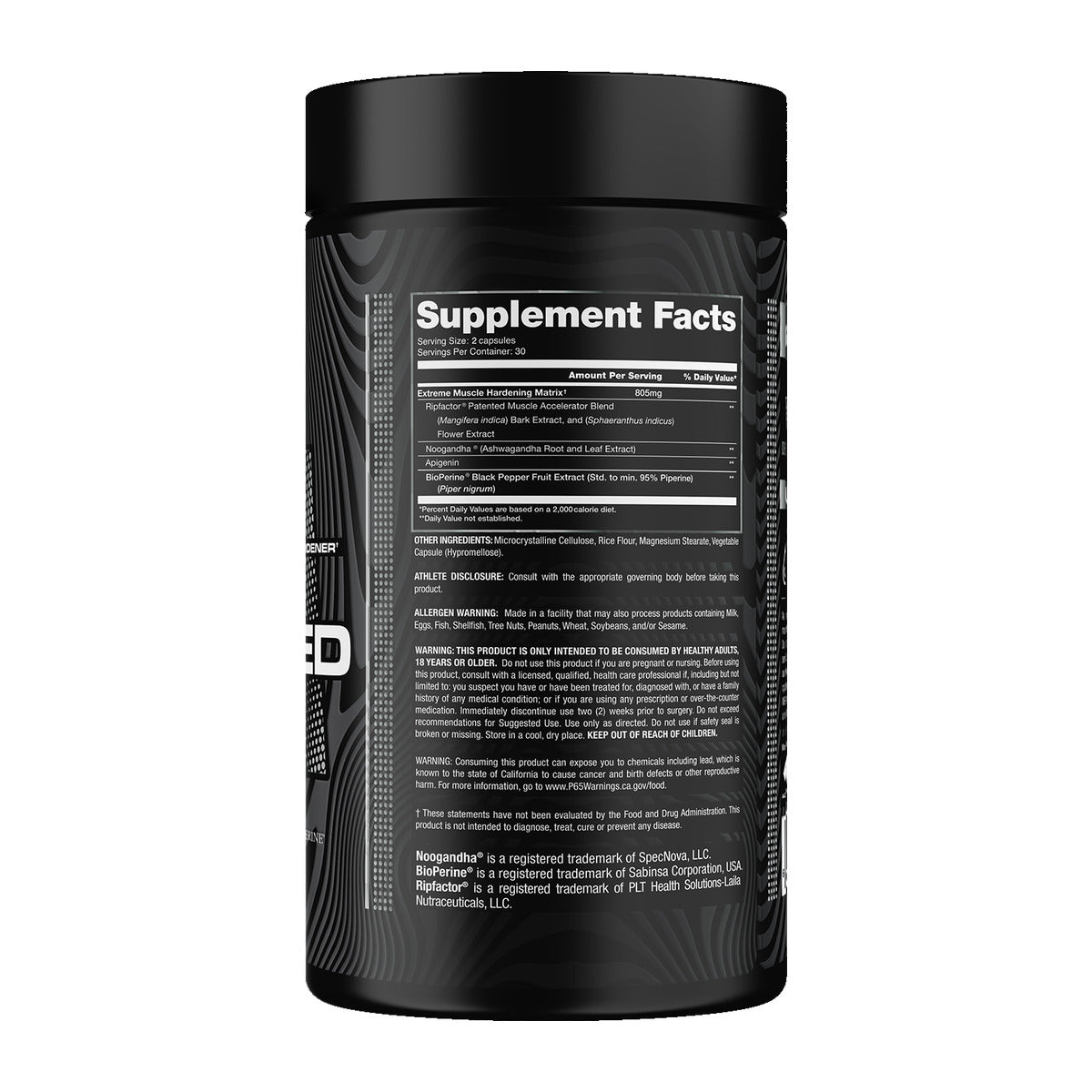 Alchemy Labs Shredded - Supplement Facts