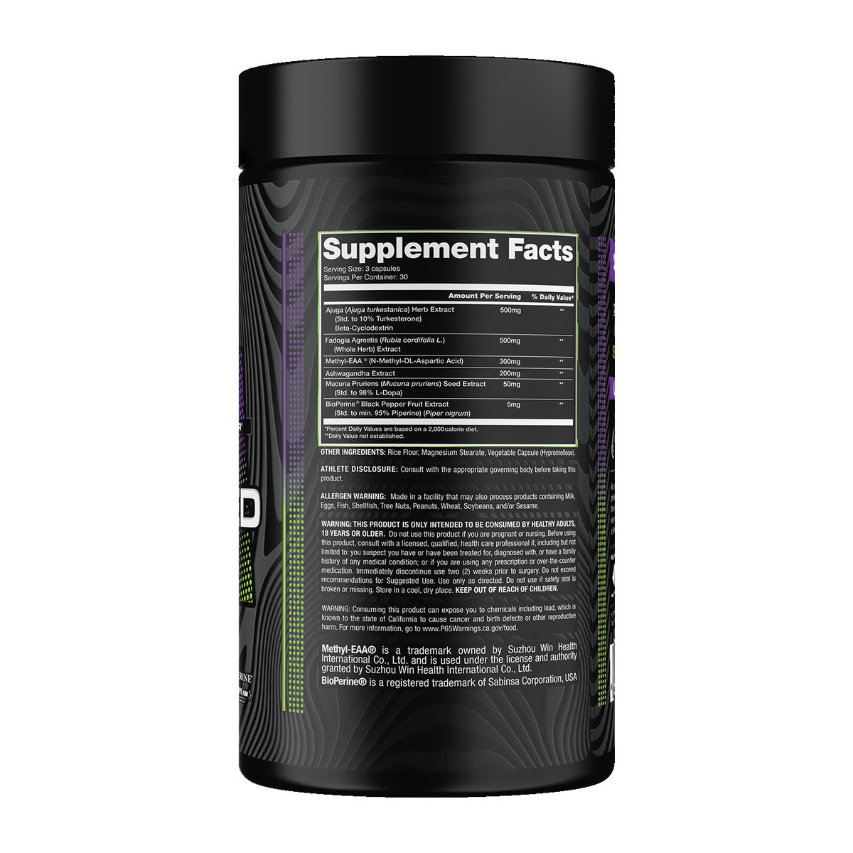 Alchemy Labs Altered - Supplement Facts
