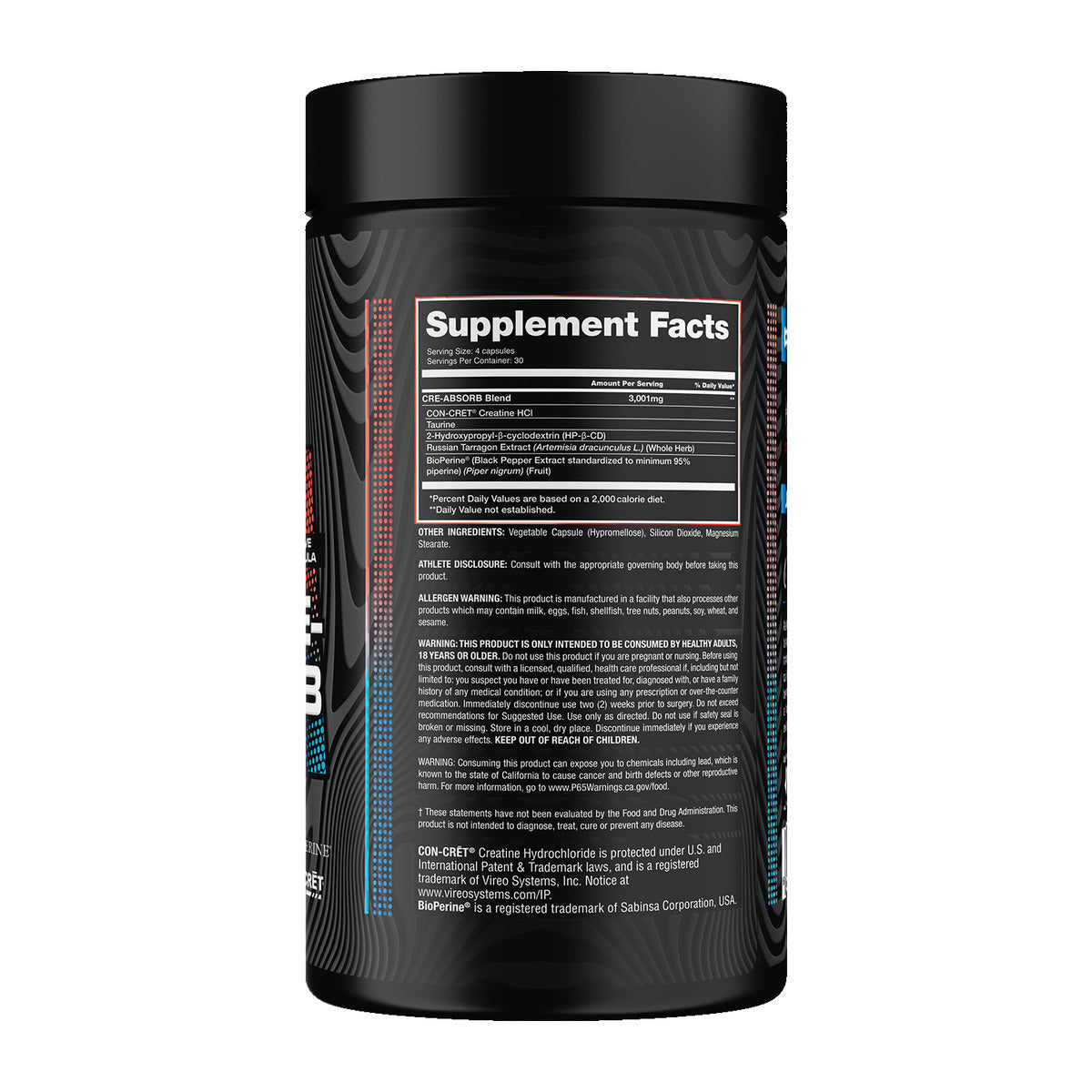 Alchemy Labs Cre-Absorb - Supplement Facts