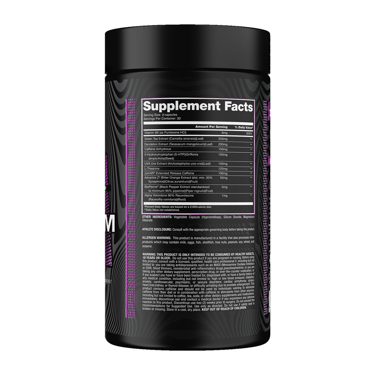 Alchemy Labs Oxystim - Supplement Facts