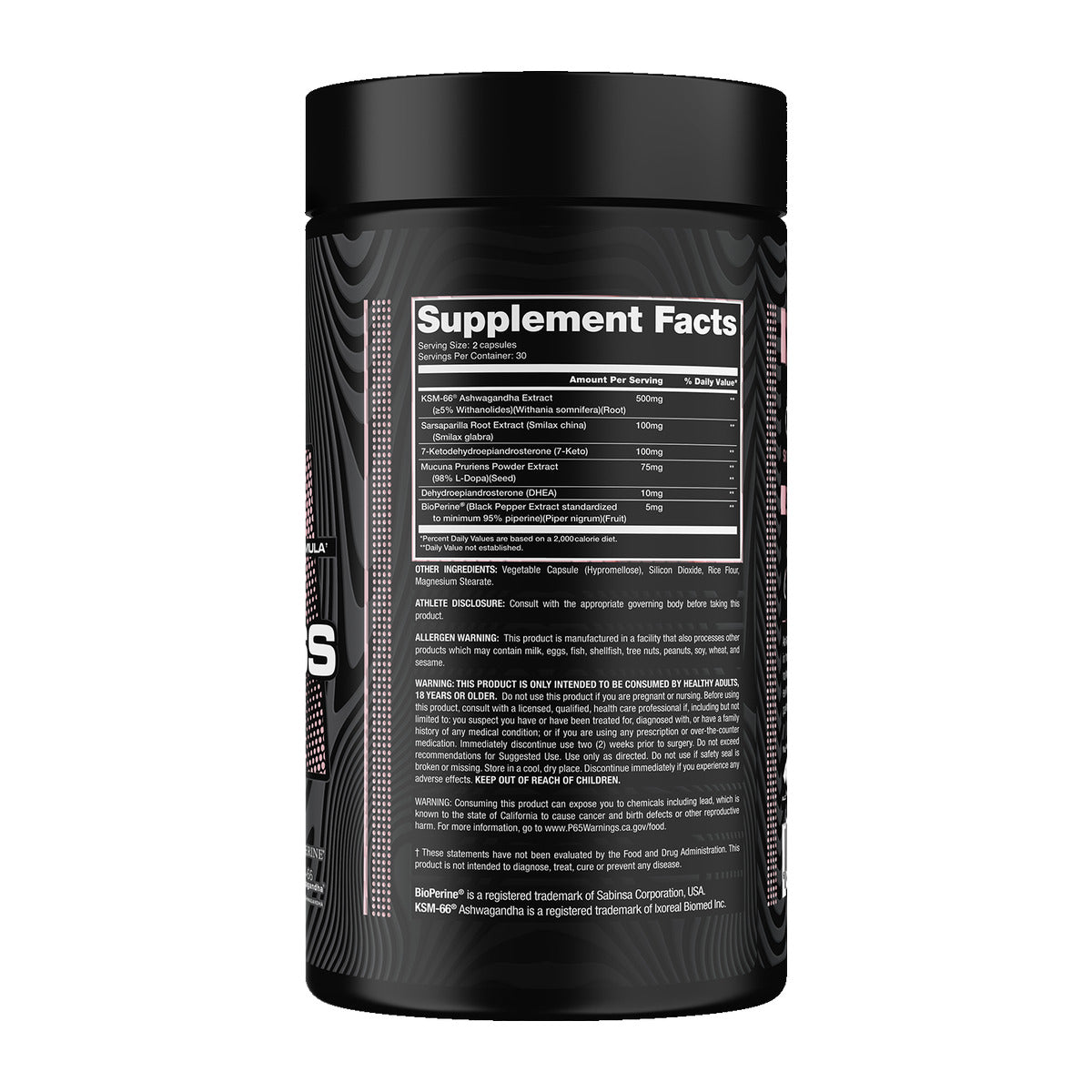 Alchemy Labs Victress - Supplement Facts