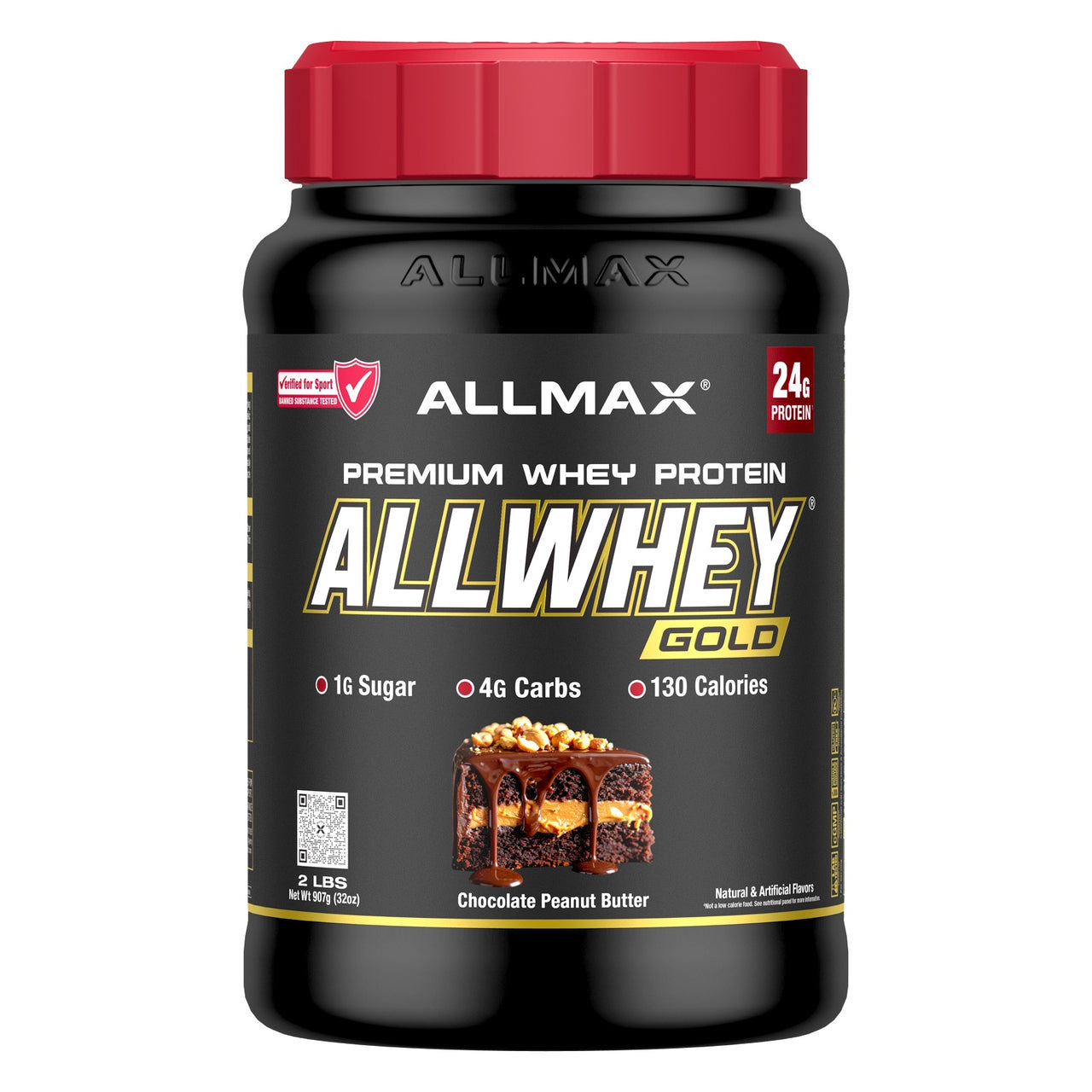 ALLMAX AllWhey Gold 2 lb Chocolate Peanut Butter