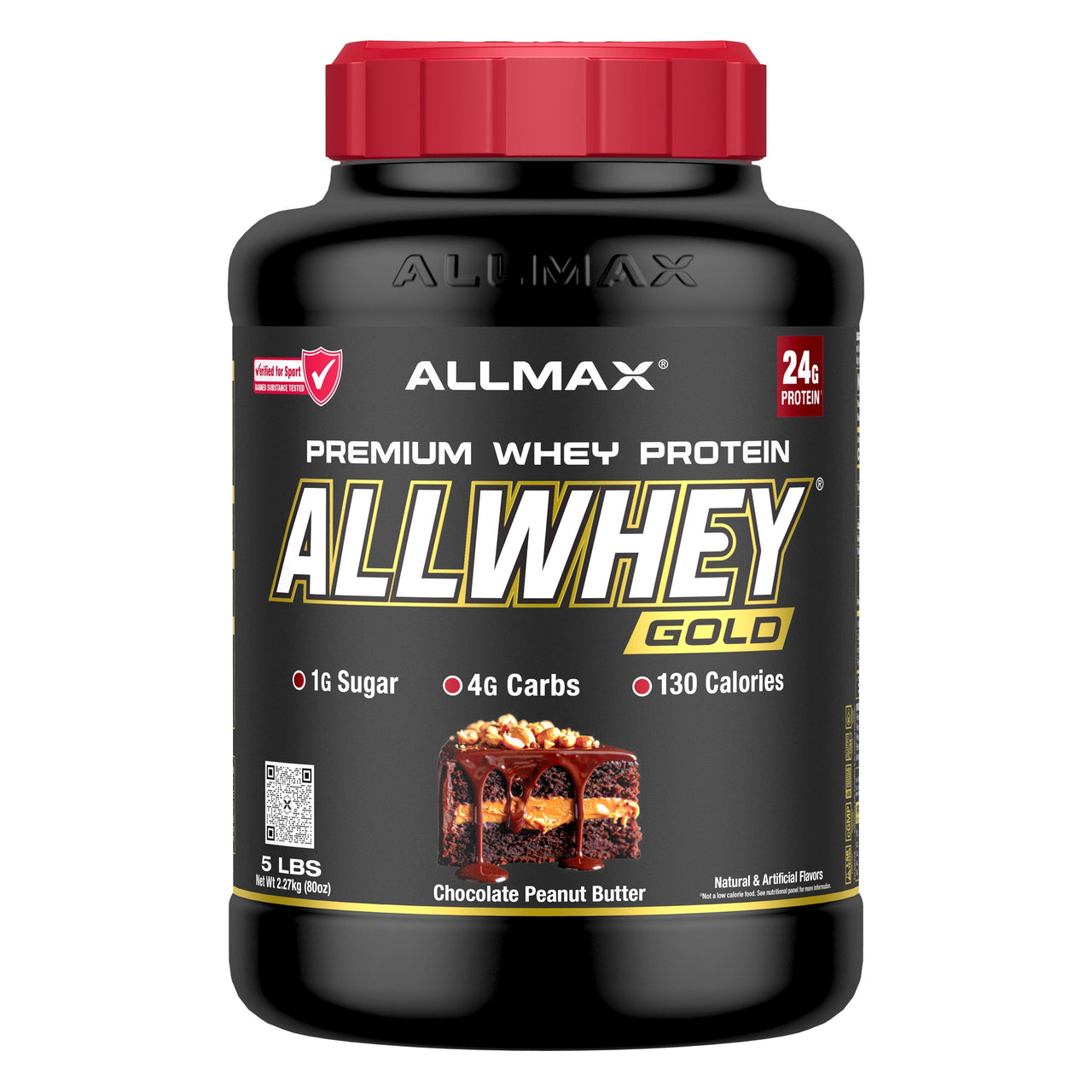 ALLMAX AllWhey Gold 5 lb Chocolate Peanut Butter