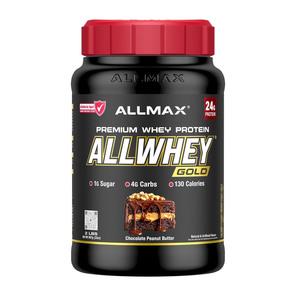 ALLMAX AllWhey Gold 2 lb Chocolate Peanut Butter
