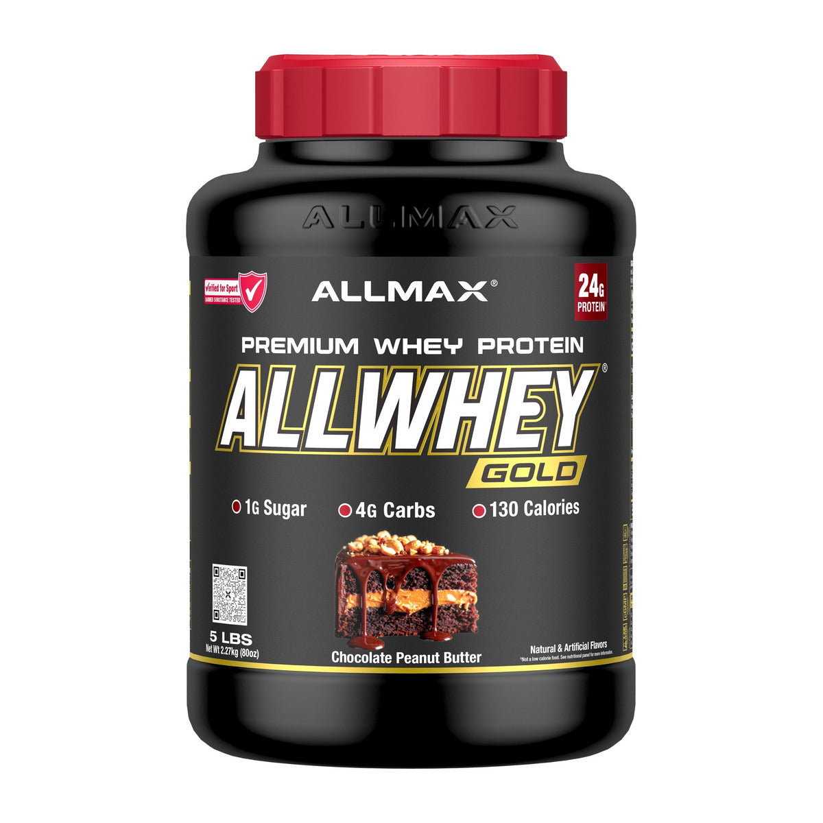 ALLMAX AllWhey Gold 5 lb Chocolate Peanut Butter