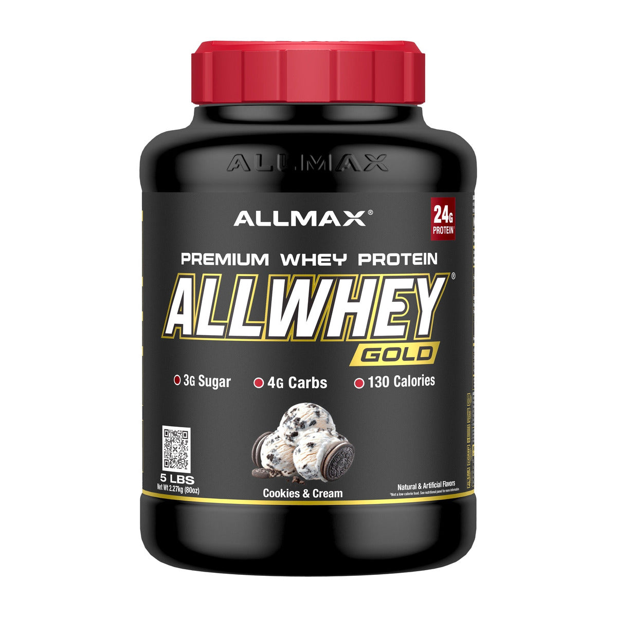 ALLMAX AllWhey Gold 5 lb Cookies & Cream