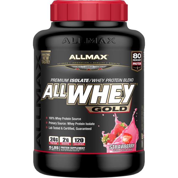 AllWhey Gold - 5 LB / Strawberry