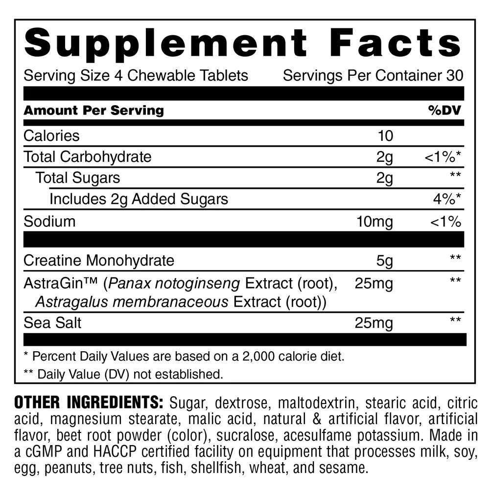 Animal Creatine Chews