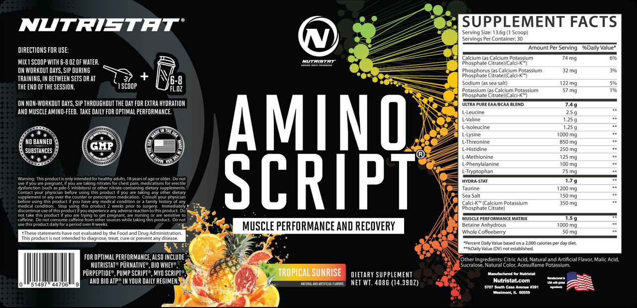 Nutristat AMINO SCRIPT