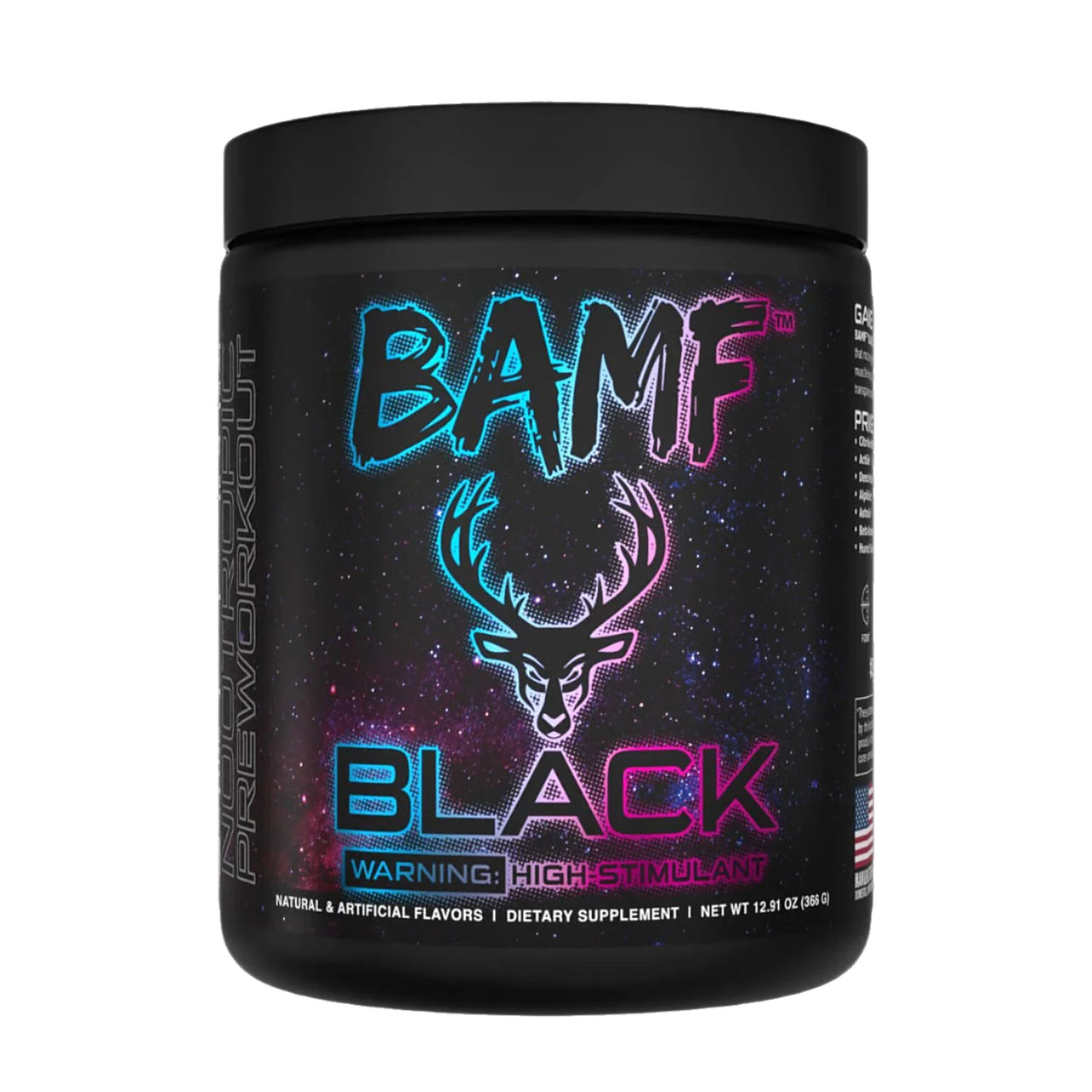 BAMF BLACK - High Stimulant Nootropic Pre-Workout