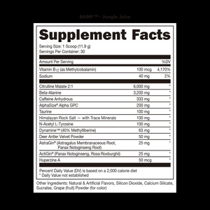BAMF High Stimulant Nootropic Pre-Workout