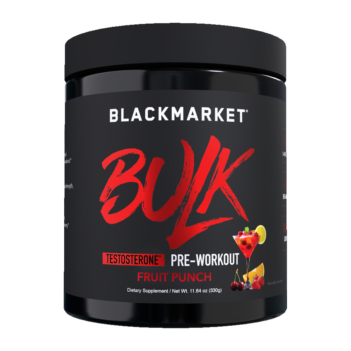 BlackMarket Labs BULK Strength Pre-Workout - Fruit Punch