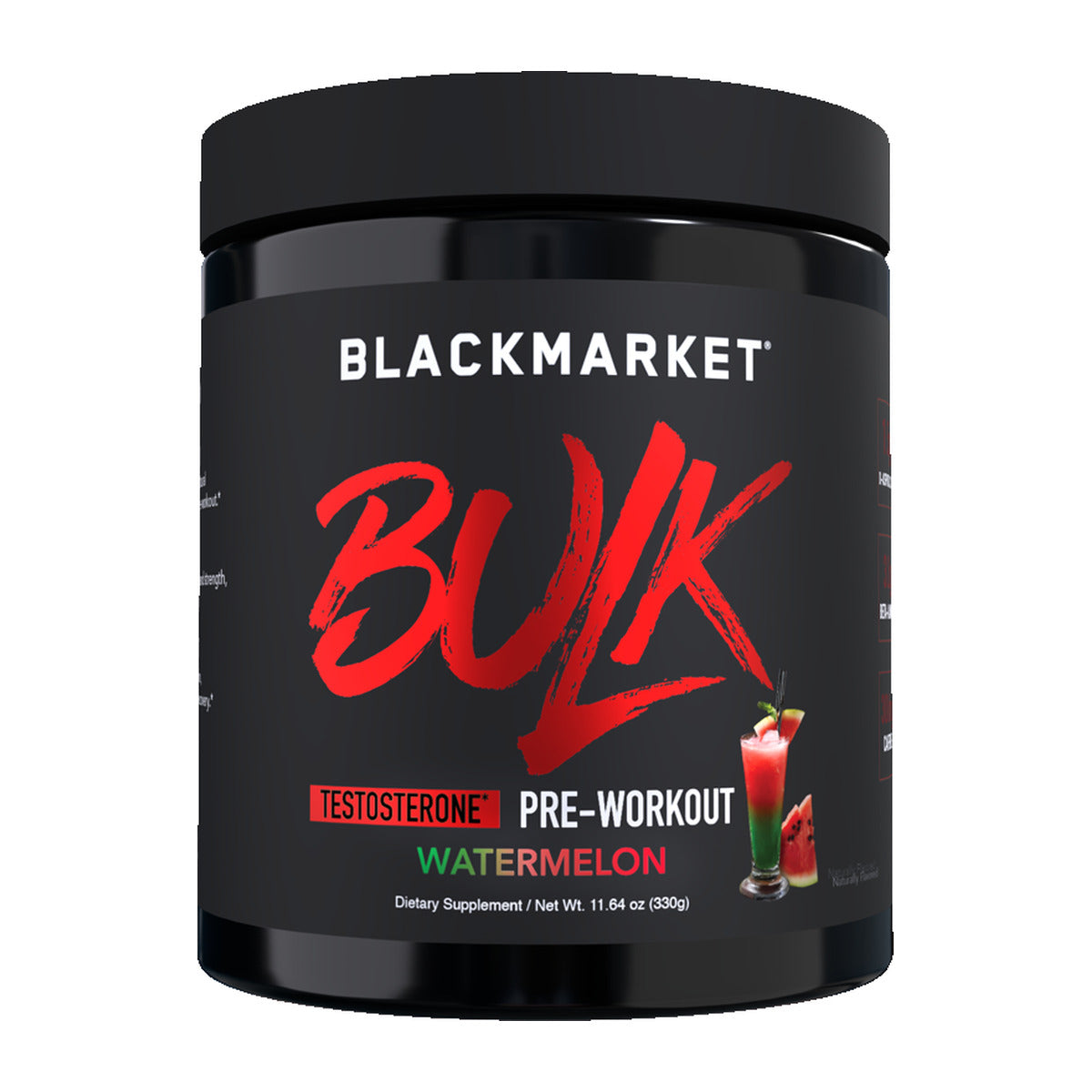 BlackMarket Labs BULK Strength Pre-Workout - Watermelon