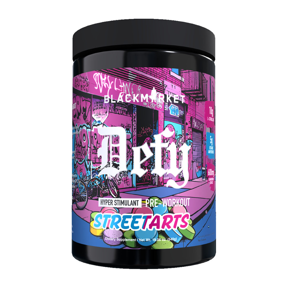 BlackMarket Labs DEFY Hyper-Stimulant Pre-Workout - Streetarts