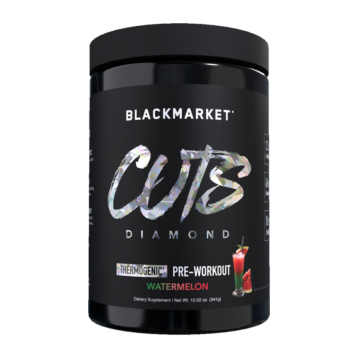 BlackMarket Labs CUTS DIAMOND Thermogenic Pre-Workout - Watermelon