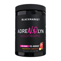 BlackMarket Labs AdreN.O.lyn NOOTROPIC High Focus Pre-Workout - Strawberry Lemonade