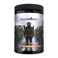 BlackMarket Labs RULE Hyper-Focus Pre-Workout - Razz Mango Sherbet