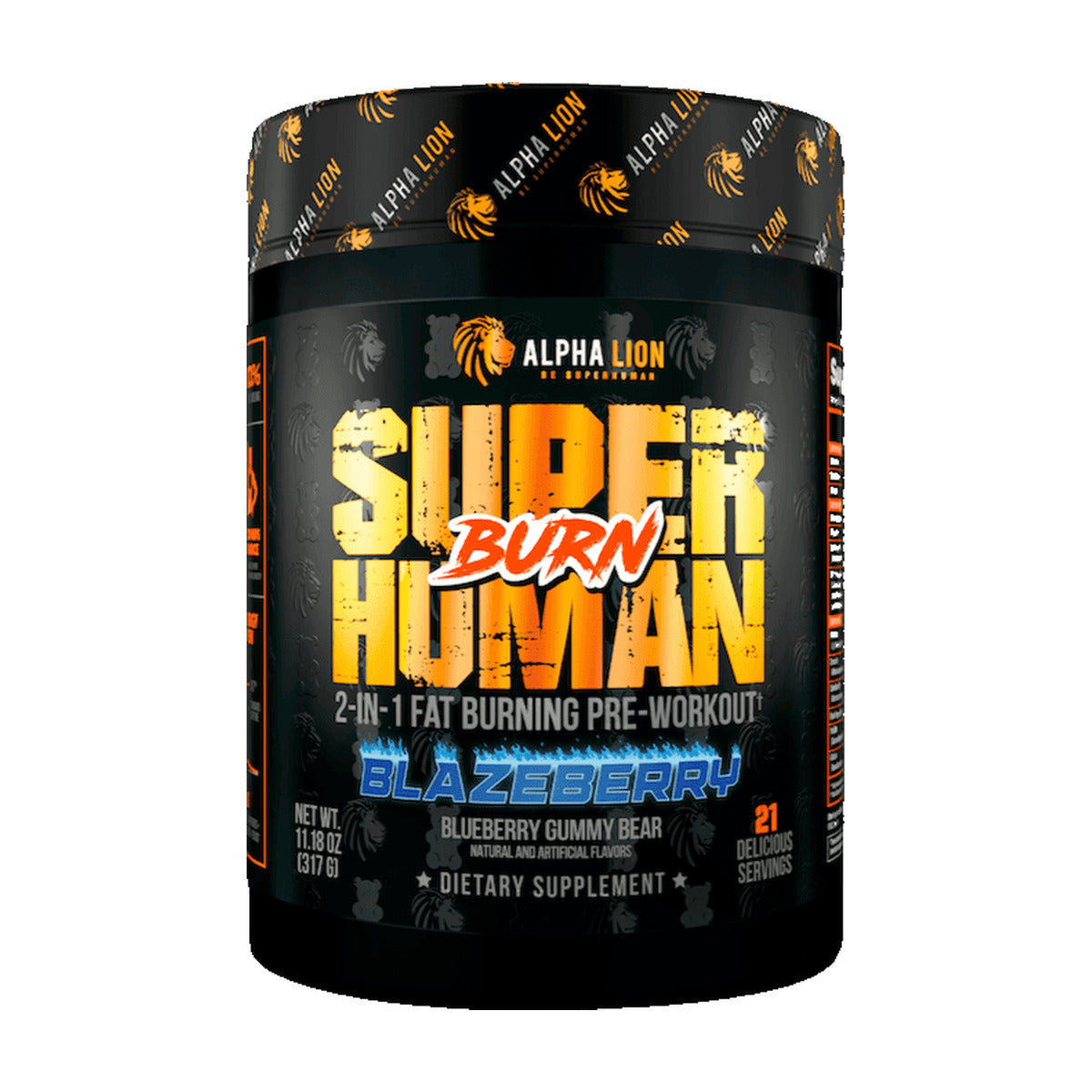 Alpha Lion SuperHuman Burn Blazeberry