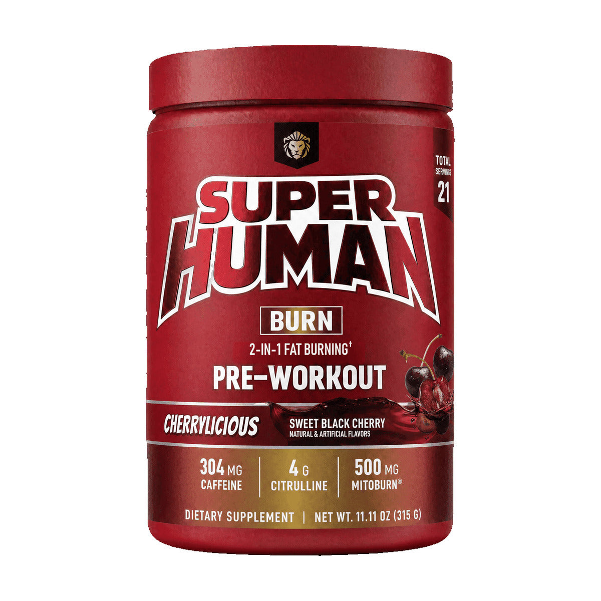 Alpha Lion SuperHuman Burn (Red Label) Cherrylicious