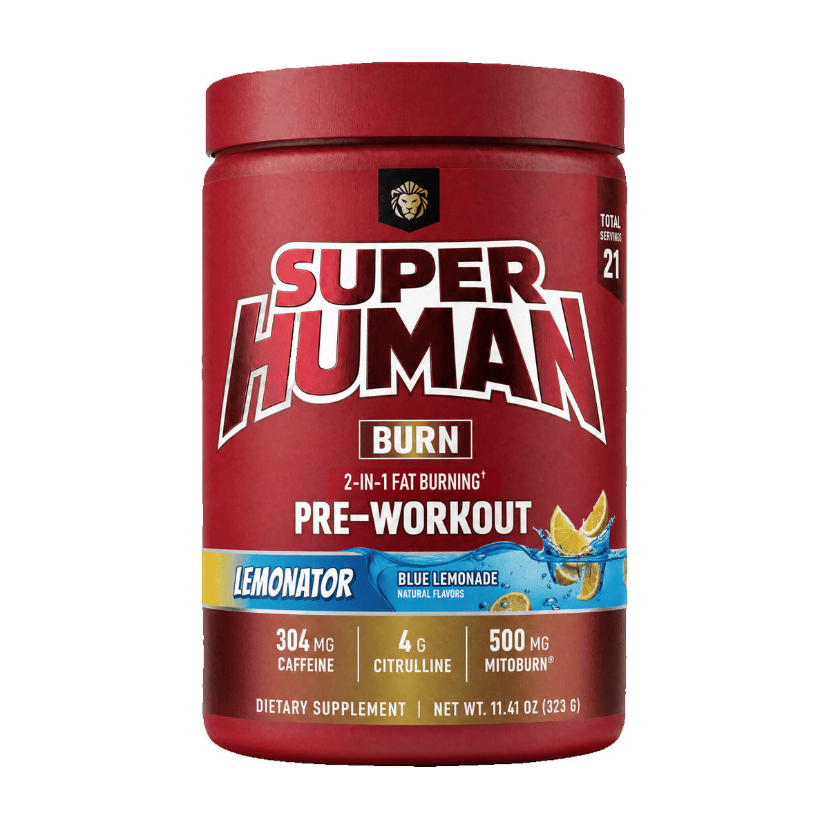 Alpha Lion SuperHuman Burn (Red Label) Lemonator