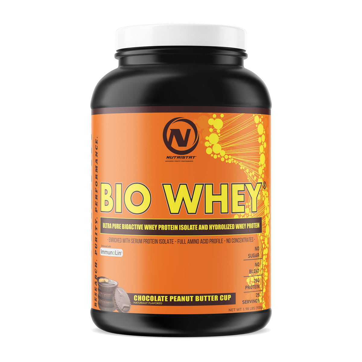 Nutristat Bio Whey - 2LB / Chocolate Peanut Butter