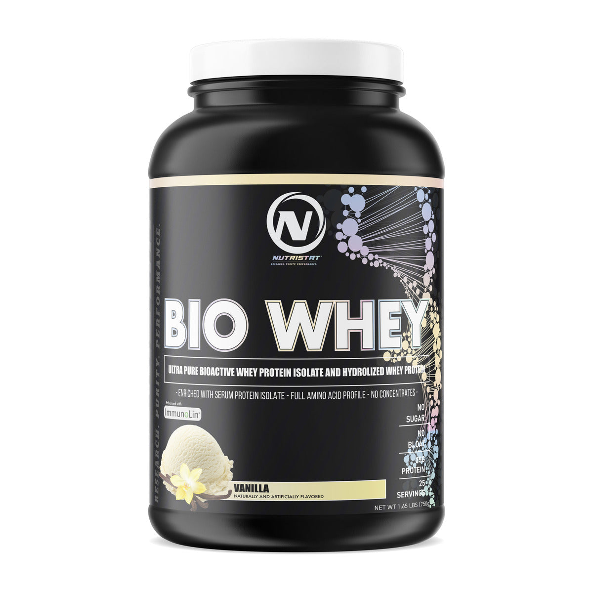 Nutristat Bio Whey - 2LB / Vanilla