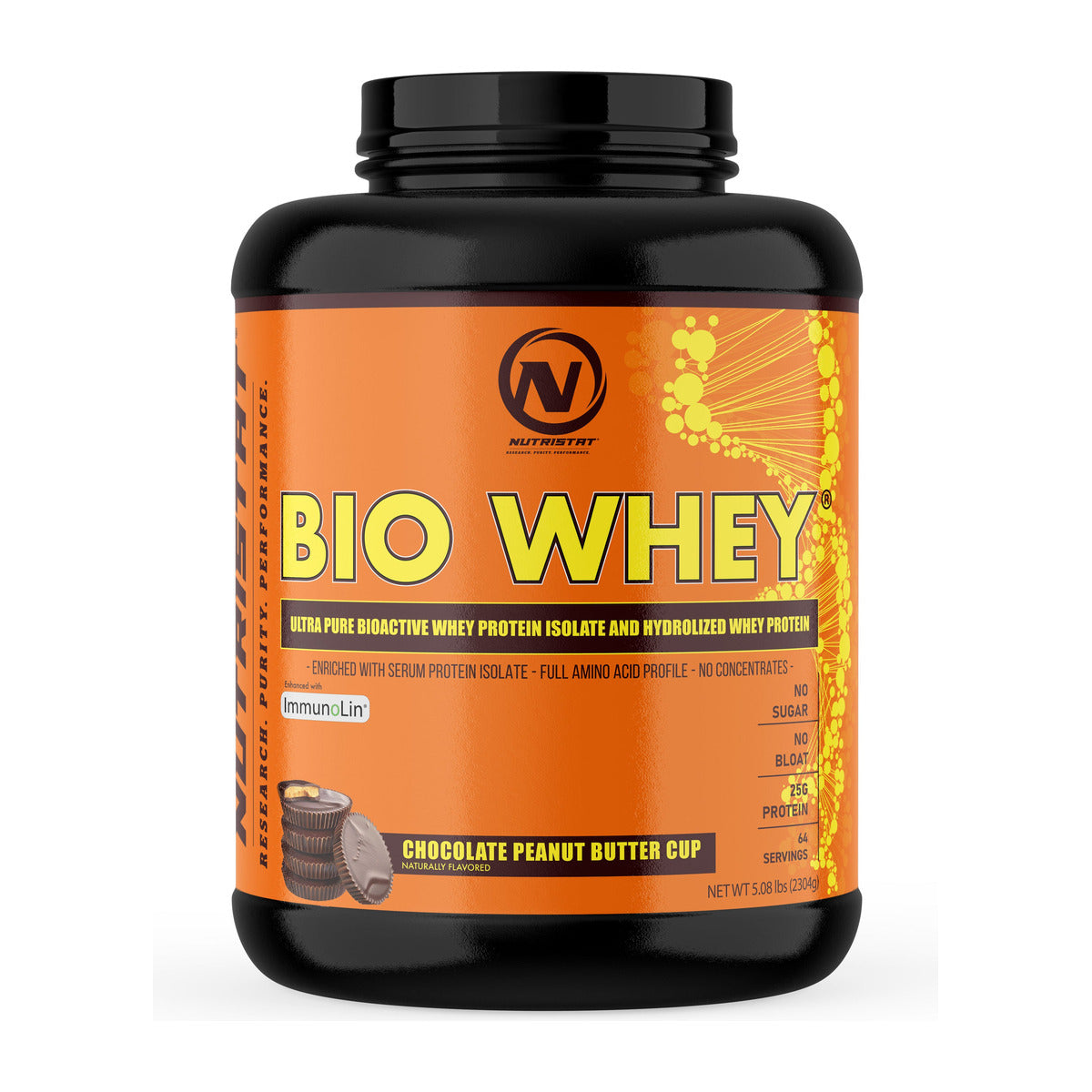 Nutristat Bio Whey - 5LB / Chocolate Peanut Butter
