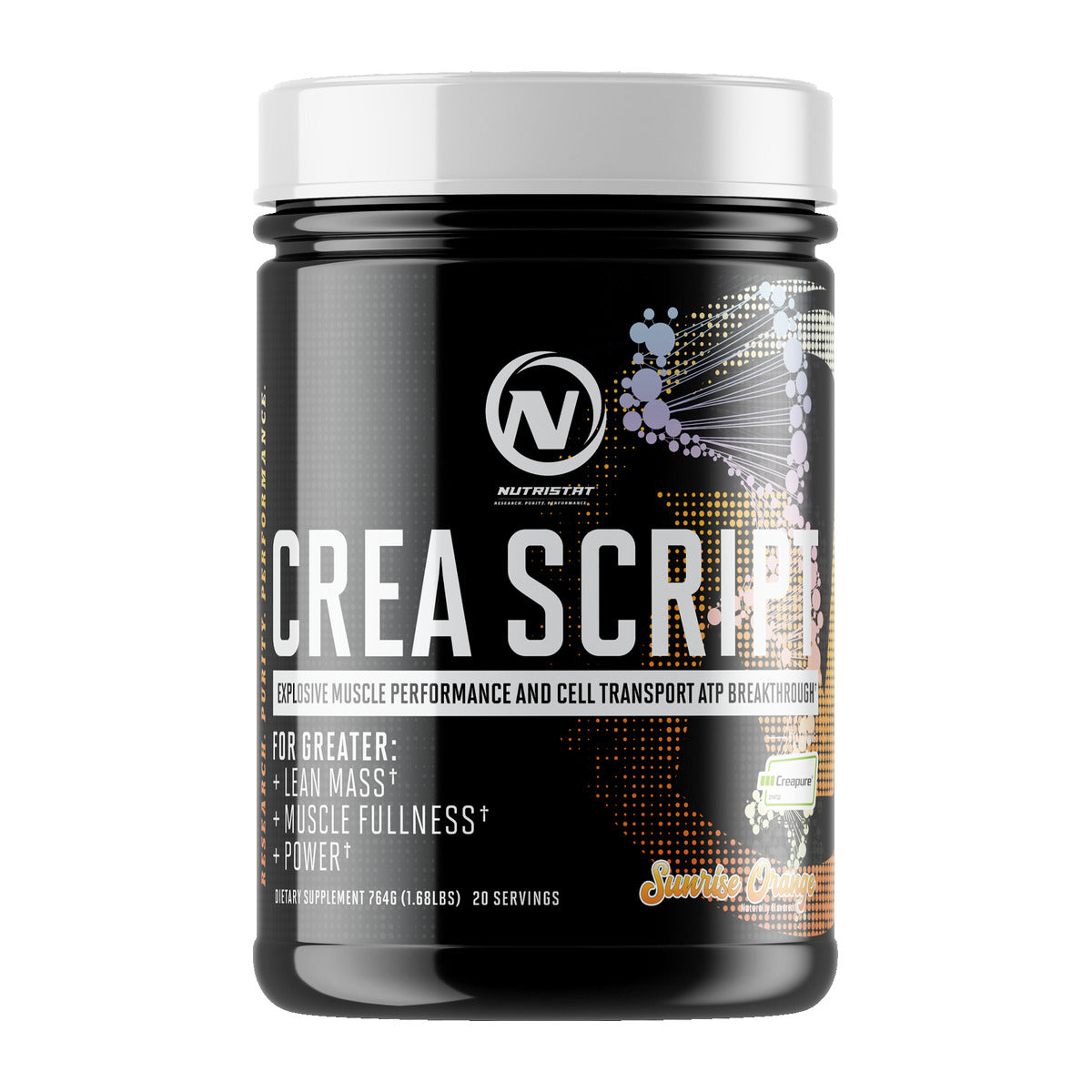 Nutristat Crea Script - Sunrise Orange