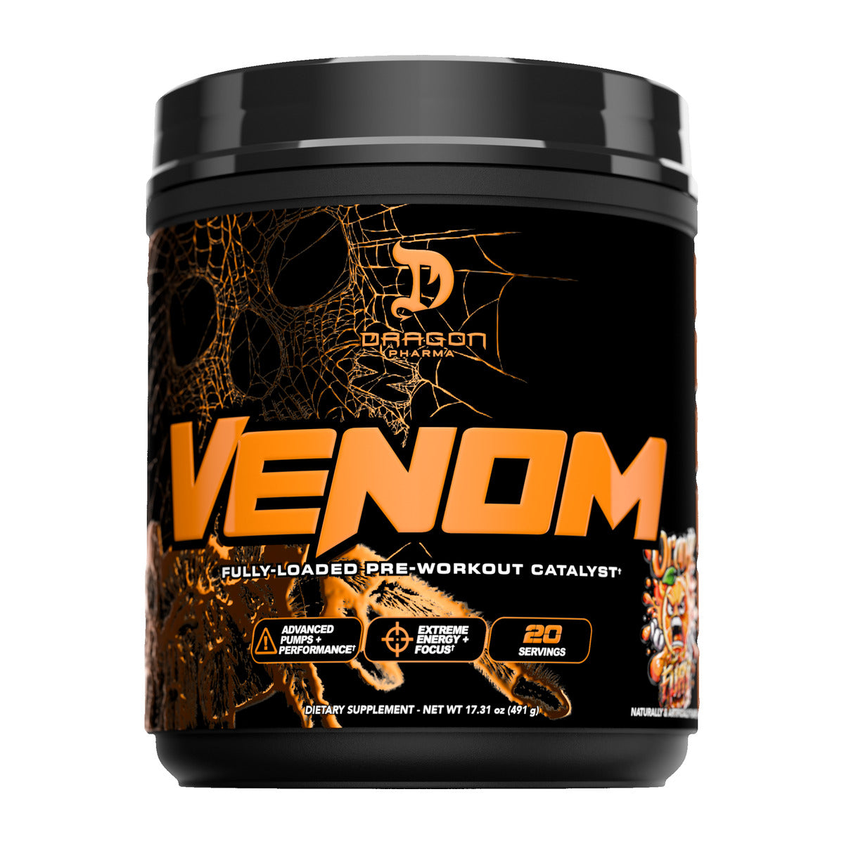 Dragon Pharma Venom Pre-Workout - Orange Fury