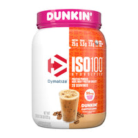 Dymatize ISO100 Hydrolyzed Protein Powder - 20 Servings Dunkin’ Cappuccino