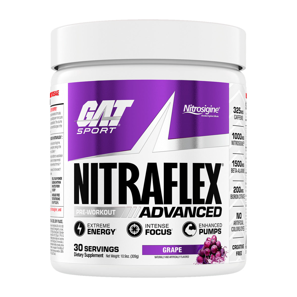 GAT Sport Nitraflex Advanced Pre-Workout - Grape