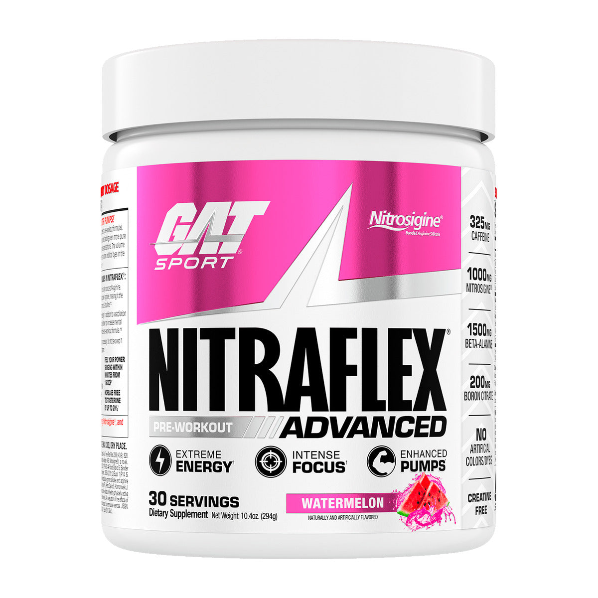 GAT Sport Nitraflex Advanced Pre-Workout - Watermelon