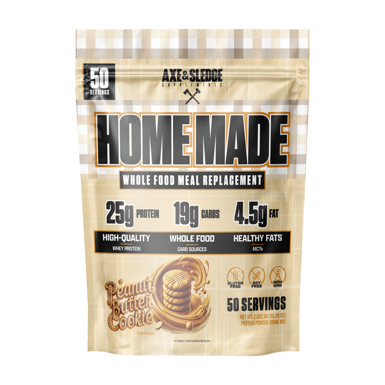 Home Made Whole Food Meal Replacement - Peanut Butter Cookie