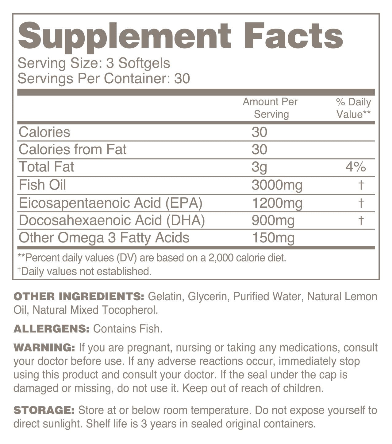 Hill Valley Naturals Omega 3
