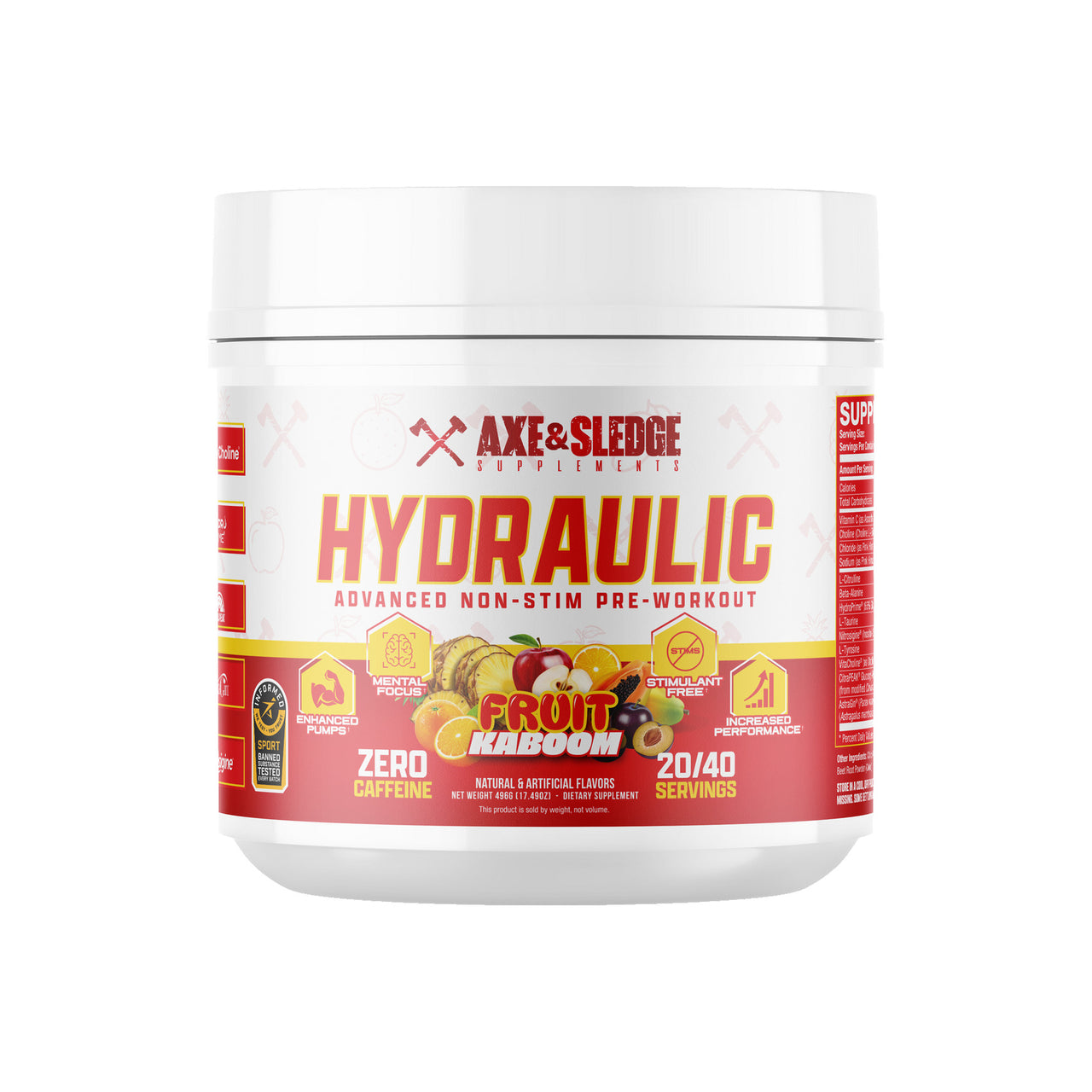 Hydraulic Non-Stim Pre-Workout - Fruit Kaboom