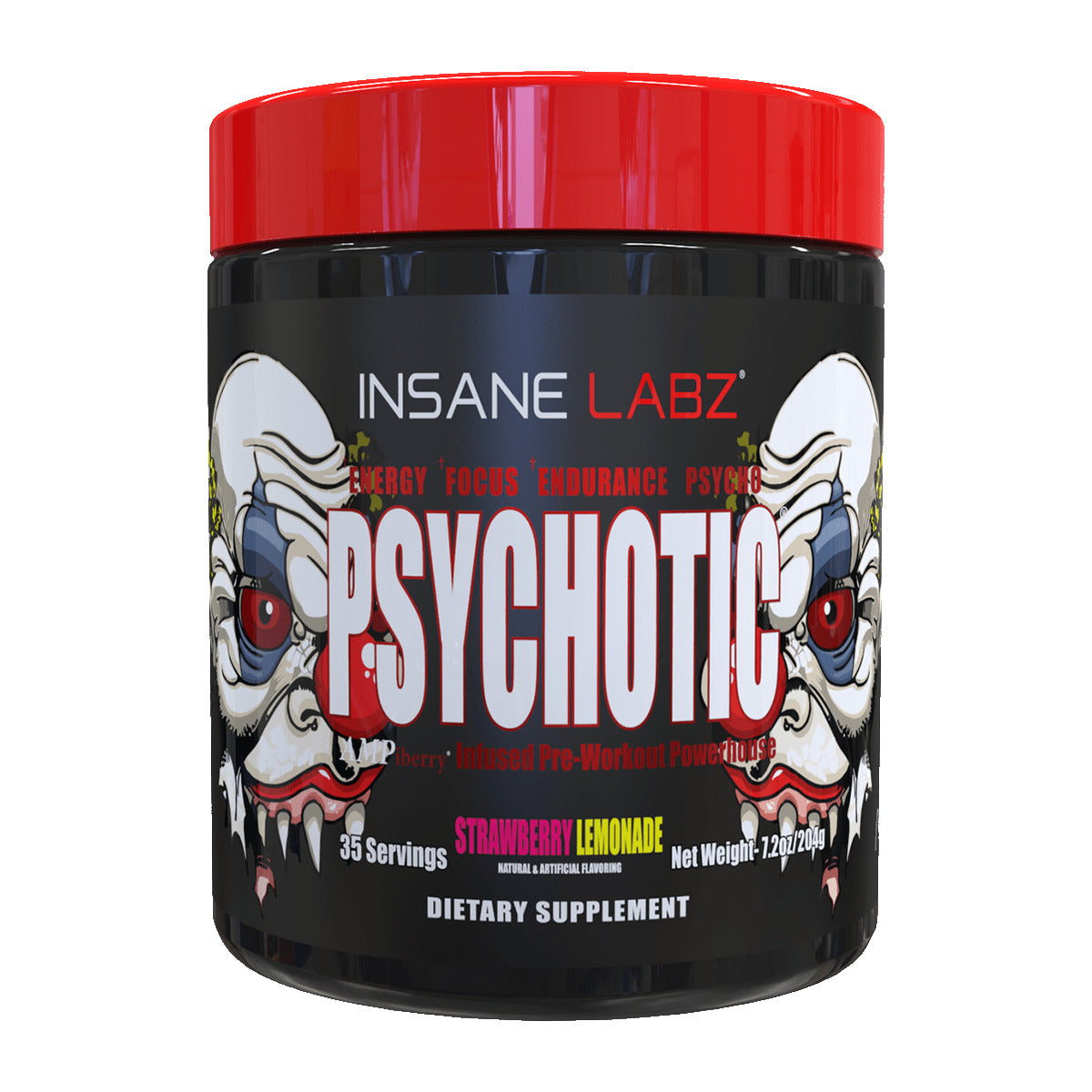 Insane Labz Psychotic Pre-Workout - Strawberry Lemonade