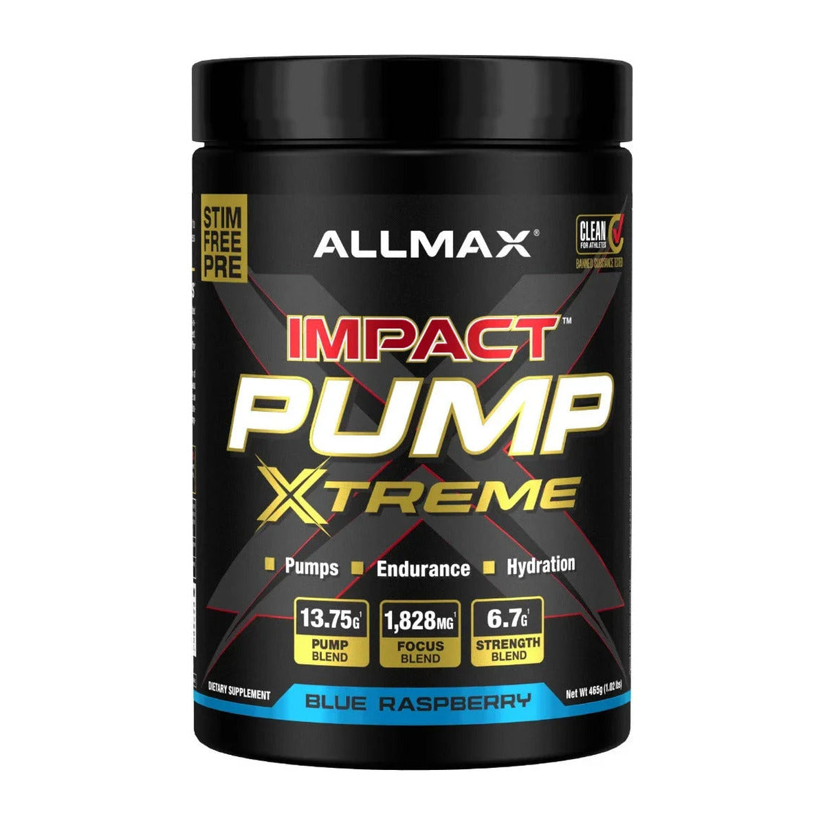 ALLMAX Impact Pump Xtreme Blue Raspberry