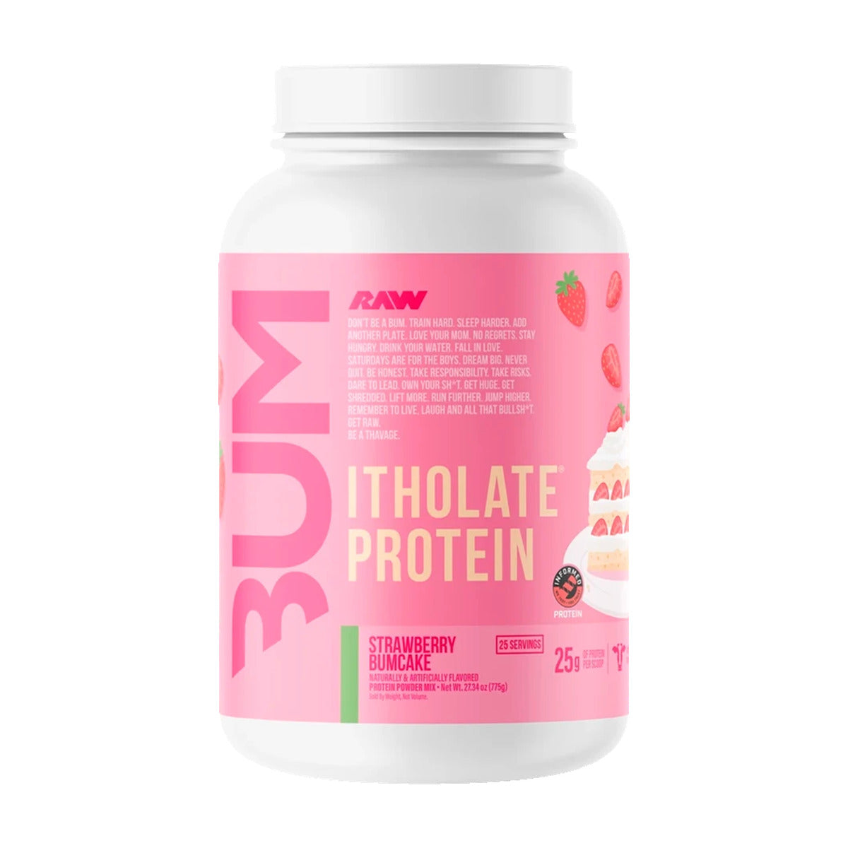 CBUM Itholate Whey Protein Isolate - Strawberry Bumcake