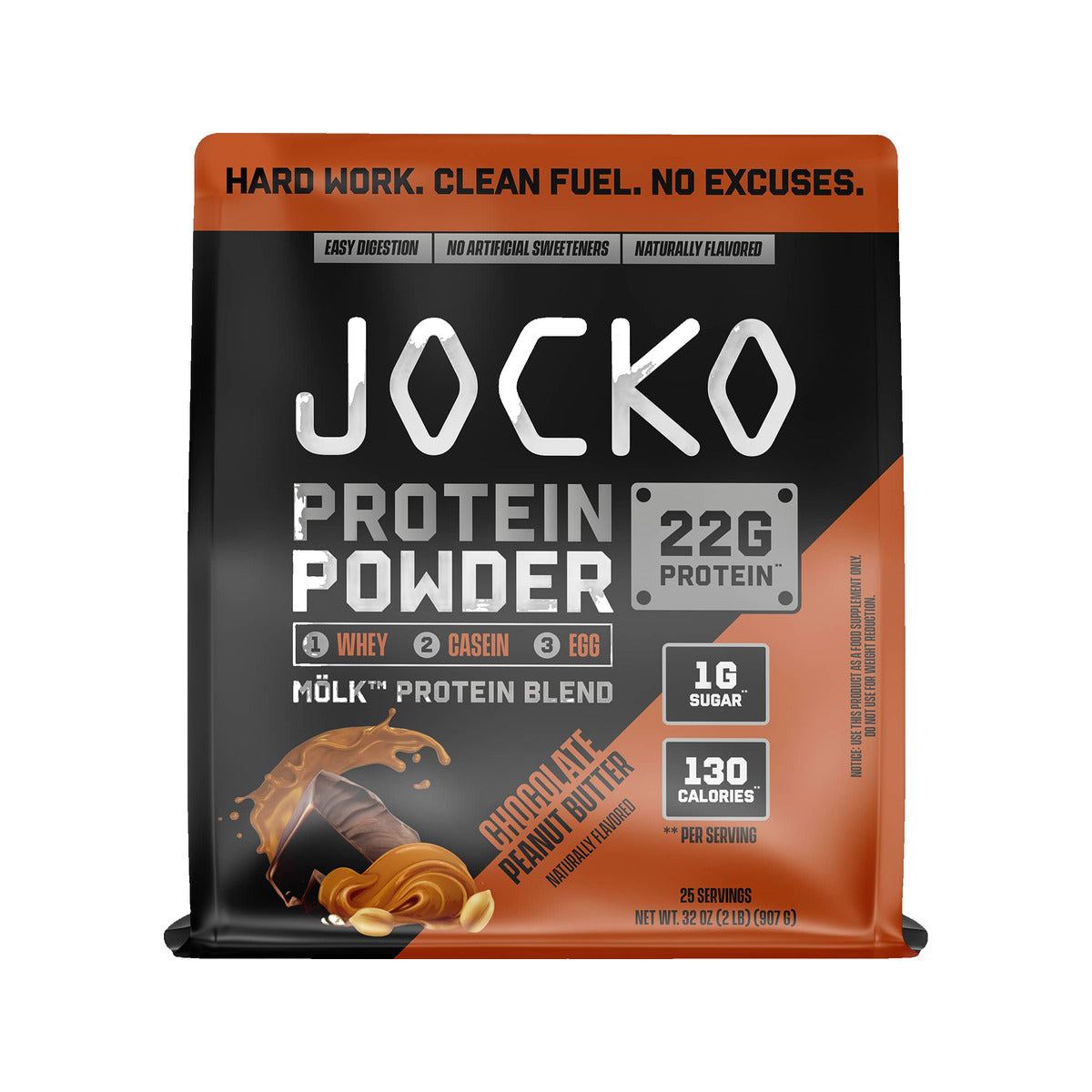 Jocko Fuel MÖLK Protein Powder - Chocolate Peanut Butter