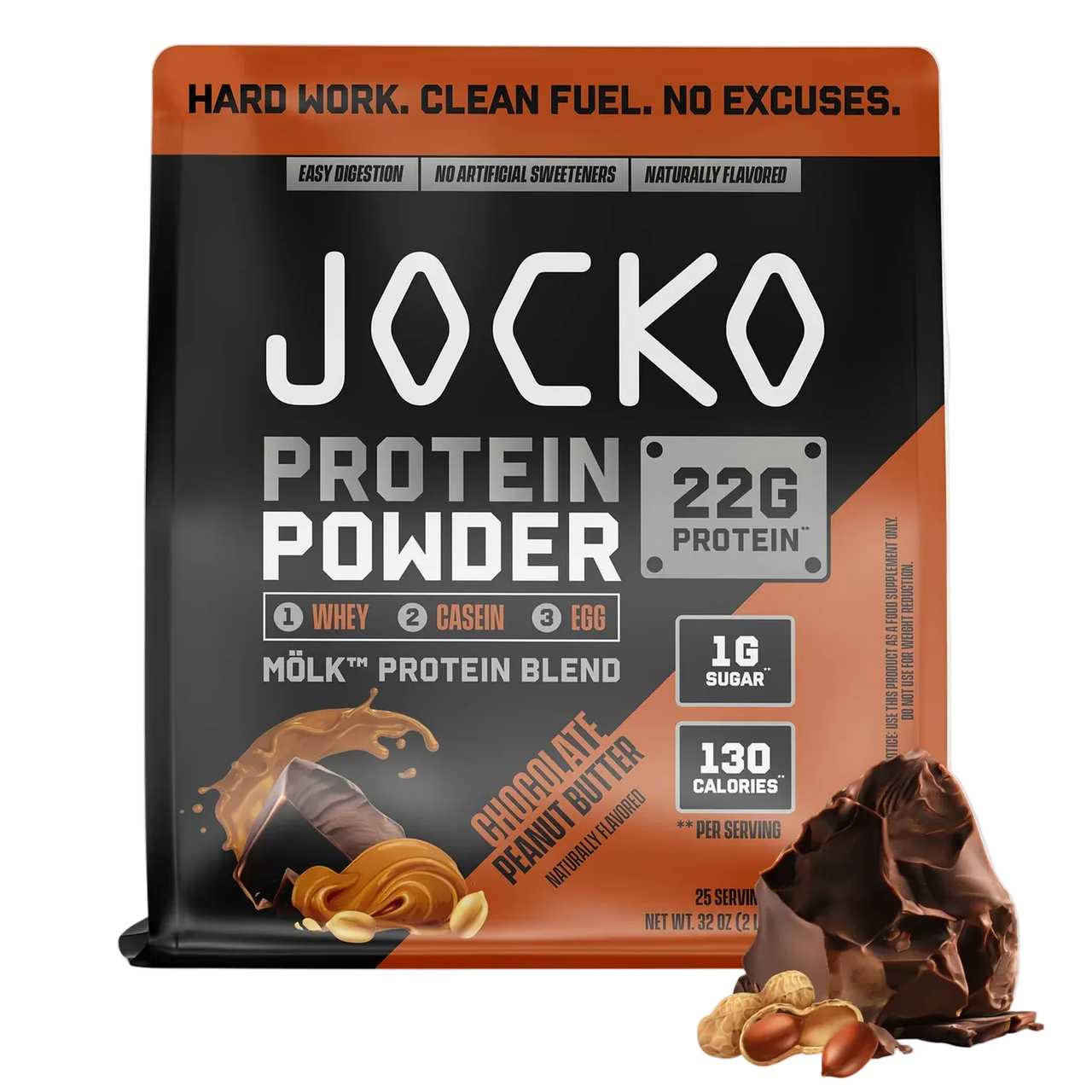 JOCKO MÖLK PROTEIN POWDER - Chocolate Peanut Butter