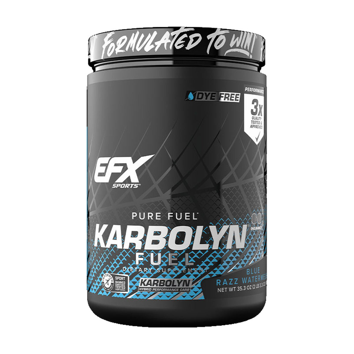 EFX Sports Karbolyn Fuel - Blue Razz Watermelon / 2.2 Lb