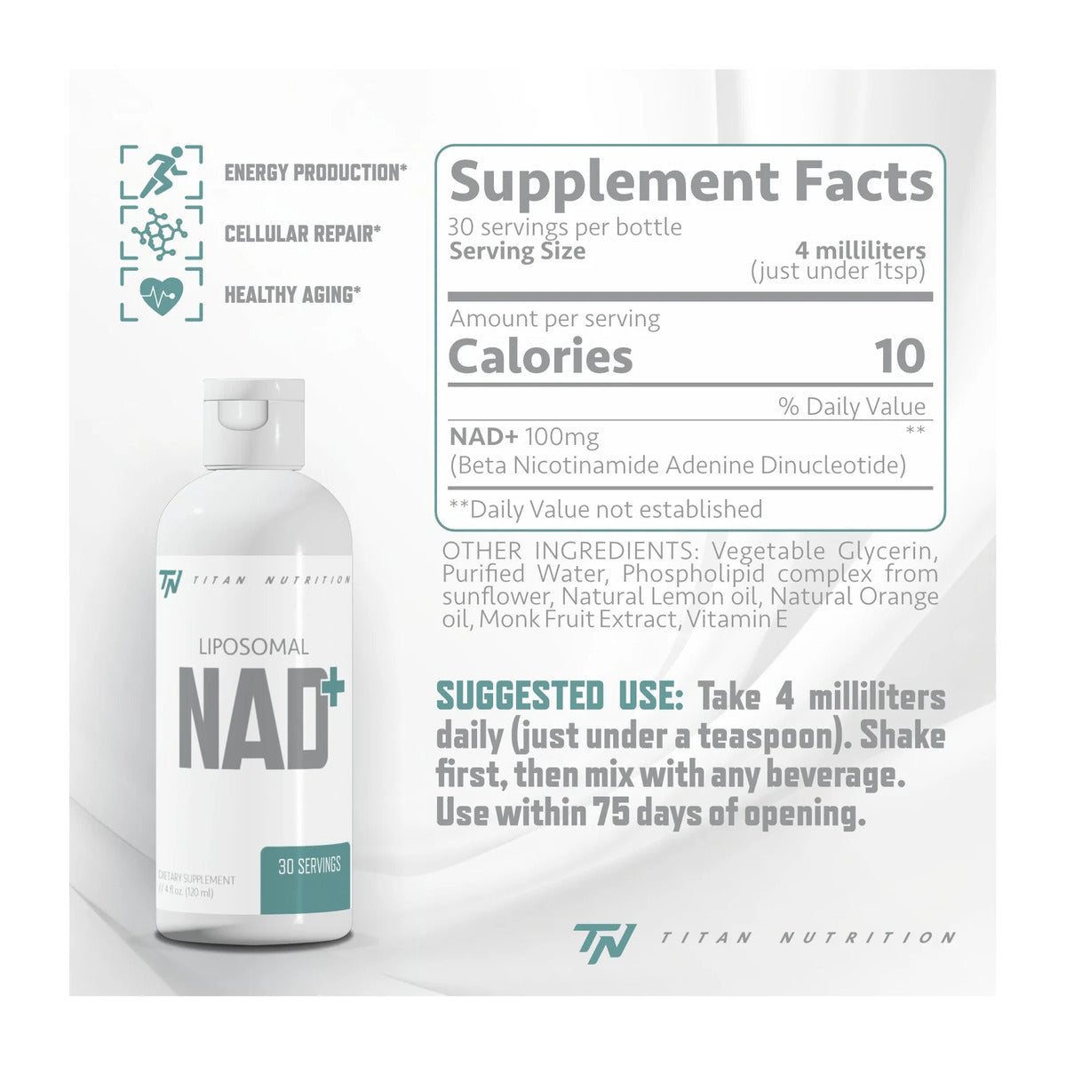 Titan Nutrition Liposomal NAD+