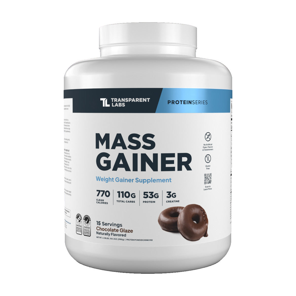 Transparent Labs Mass Gainer - Chocolate Glaze Donut