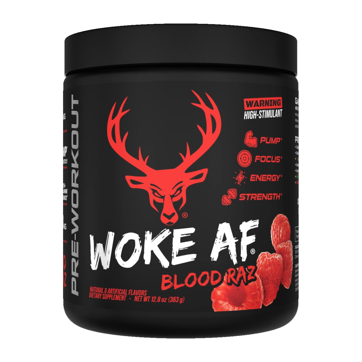 Bucked Up Woke AF Pre-Workout - Blood Raz