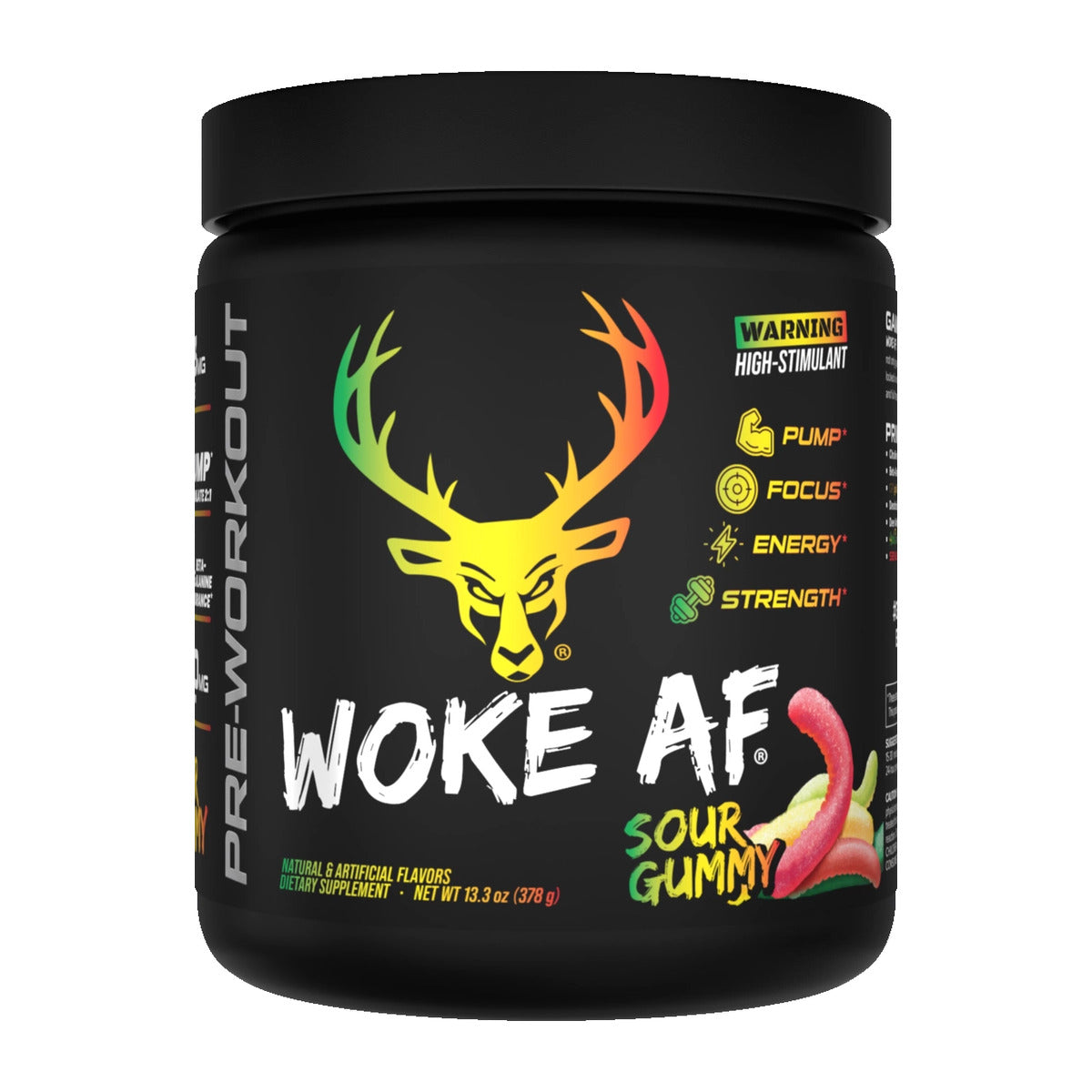 Bucked Up Woke AF Pre-Workout - Sour Gummy